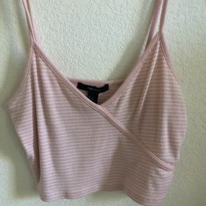 Pink forever 21 crop top.